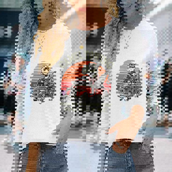 ラクダ牽引、しっかりと固定されている場合は引き出します。 長袖tシャツ 長袖Tシャツ 彼女への贈り物