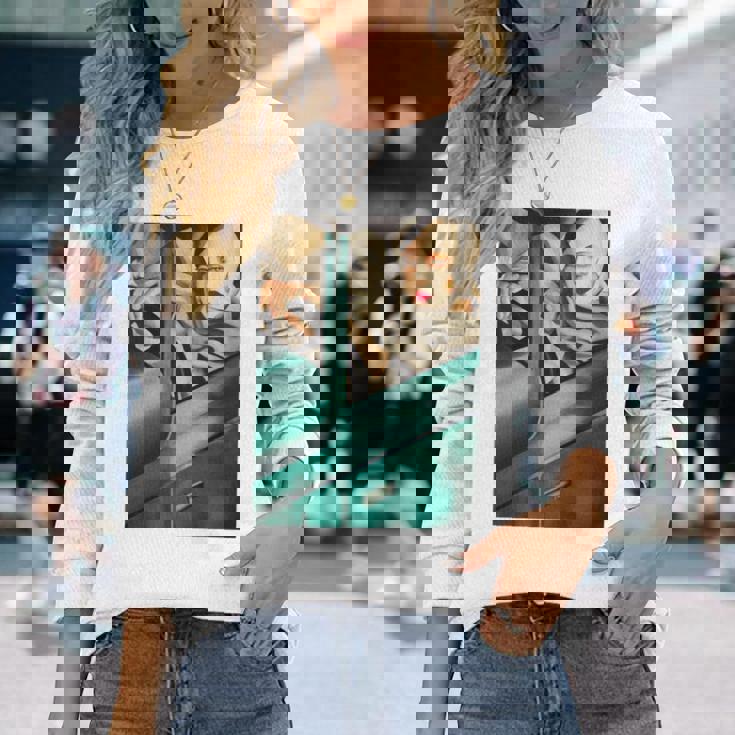 レンピカセルフポートレートの絵画autoportrait タマラ・ド・レンピッカ 長袖tシャツ 長袖Tシャツ 彼女への贈り物