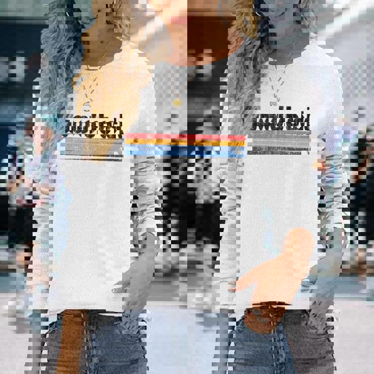 ヴィンテージ 80年代スタイル ウッドストック Ga 長袖Tシャツ 彼女への贈り物