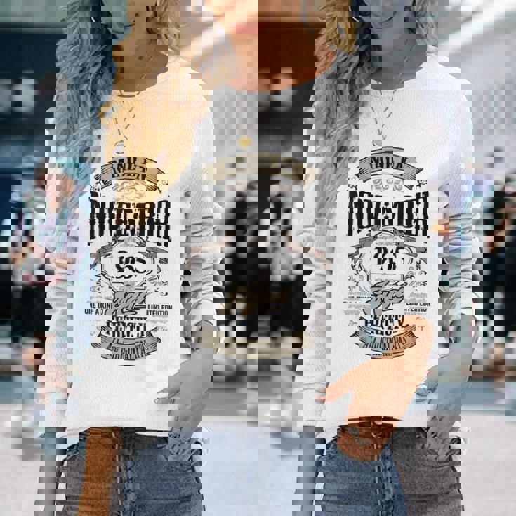 ヴィンテージ還暦祝い 1965年11月生まれ 60歳 長袖Tシャツ 彼女への贈り物