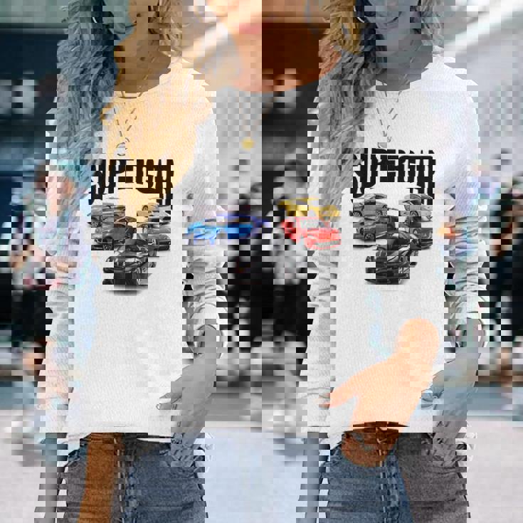 地球上で最高のスーレーシングファンtシャツ。 長袖Tシャツ 彼女への贈り物