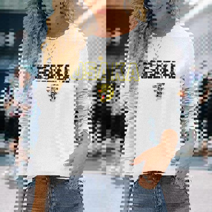 大阪タイガース ヴィンテージ 日本野球 ブラック 長袖Tシャツ 彼女への贈り物