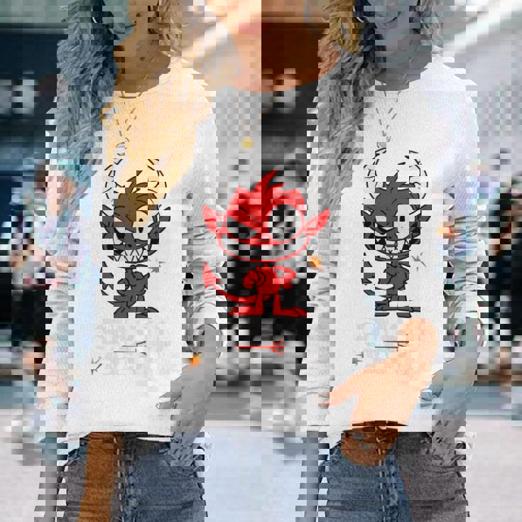 小さな悪魔 いたずらな小悪魔 長袖tシャツ 長袖Tシャツ 彼女への贈り物