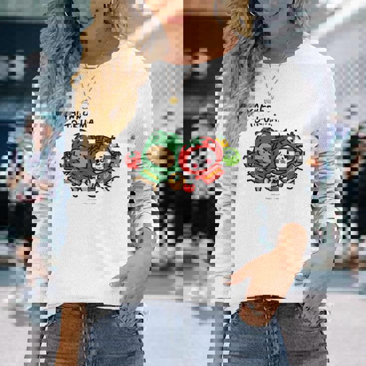 愛しすぎて大好きすぎる。 ベジタブル 長袖Tシャツ 彼女への贈り物