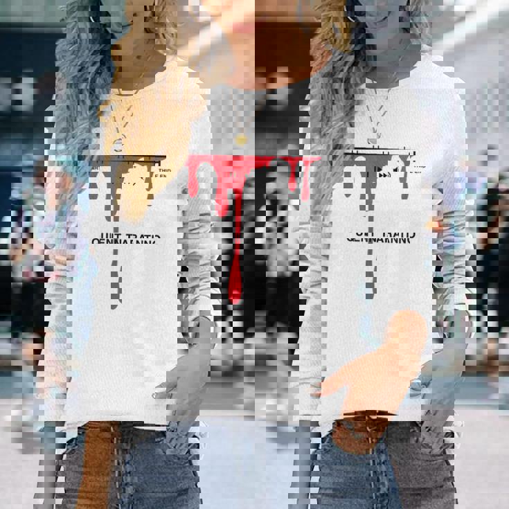 映画ファンのためのタランティーノフィルム。 長袖Tシャツ 彼女への贈り物