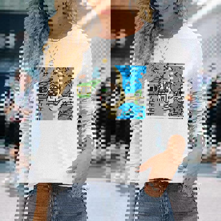 江ノ島・鎌倉の思い出 2025年リニューアルバージョン 長袖Tシャツ 彼女への贈り物