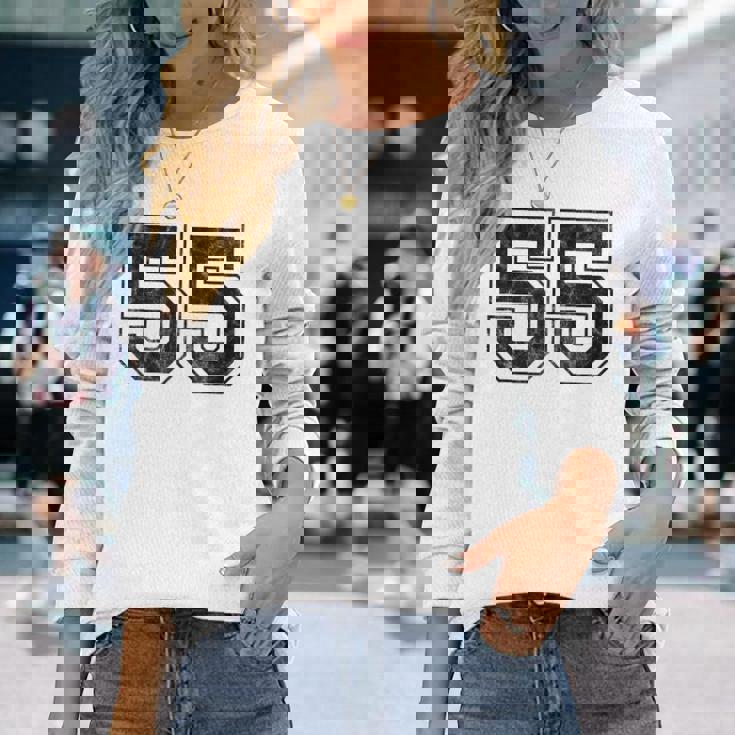 番号 55 長袖Tシャツ 彼女への贈り物