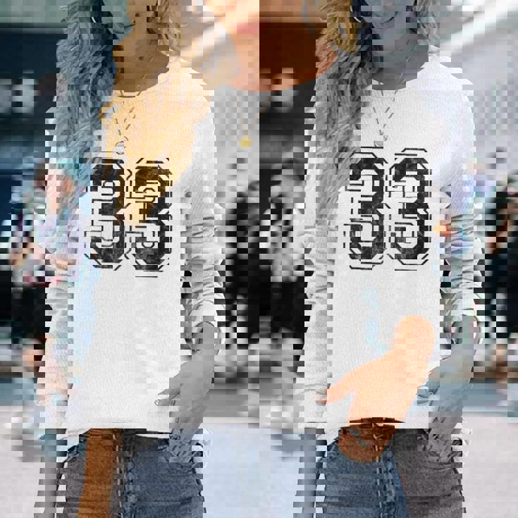番号33 長袖Tシャツ 彼女への贈り物