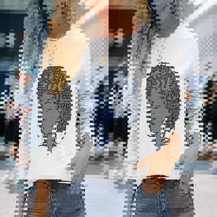 私は70年代80年代のファンクソウルミュージックが大好きです 長袖Tシャツ 彼女への贈り物