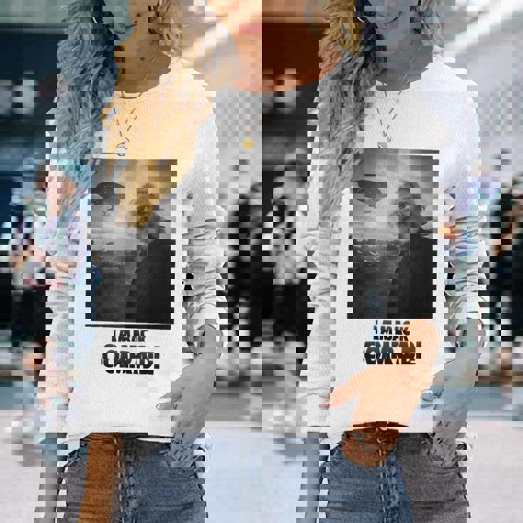 私は戻ってきた同志、共産主義者、カール・マルクス 長袖Tシャツ 彼女への贈り物