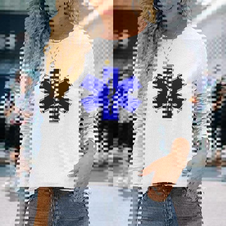 緊急医療レスポンダー Ems Emt 長袖tシャツ 長袖Tシャツ 彼女への贈り物