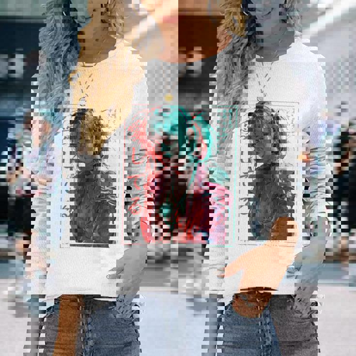 美的テックウェアi ギャングスタ・アニメ 長袖tシャツ 長袖Tシャツ 彼女への贈り物