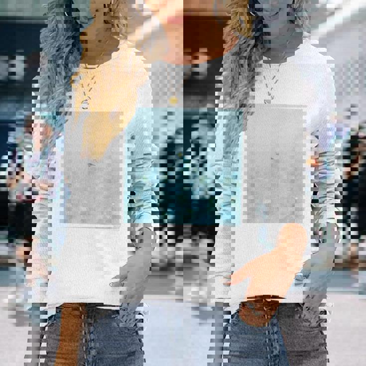 詩とメルヘン 葉祥明 おなかの赤ちゃんとお話ししようよ 長袖Tシャツ 彼女への贈り物