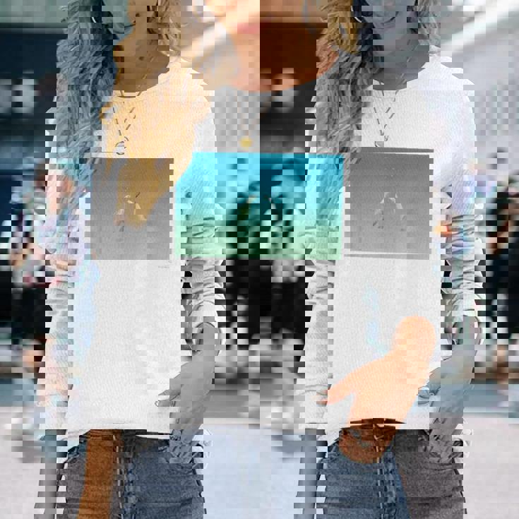 詩とメルヘン 葉祥明 ジェイクと海のなかまたち P27 長袖Tシャツ 彼女への贈り物