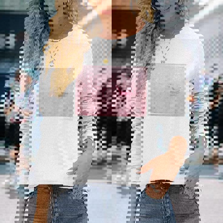 詩とメルヘン 葉祥明 私のネッシー 長袖Tシャツ 彼女への贈り物