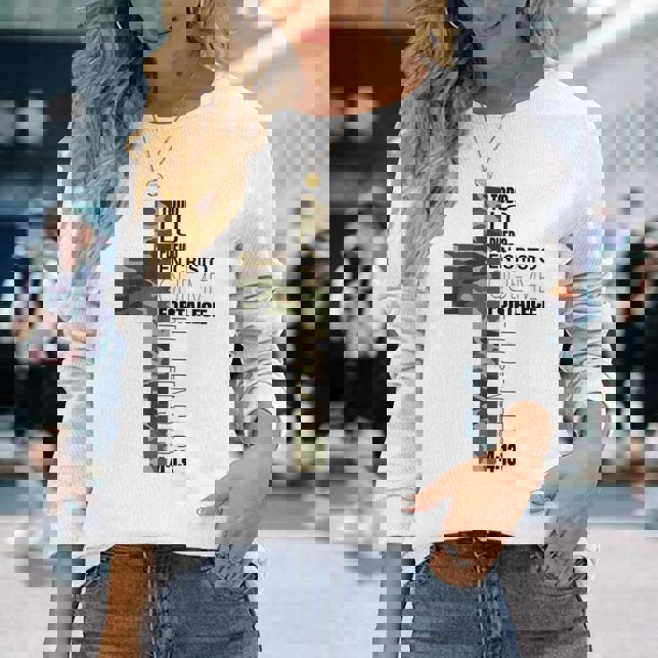 迷彩 スペイン語 聖書 一節 クリスティアーノerso 長袖Tシャツ 彼女への贈り物