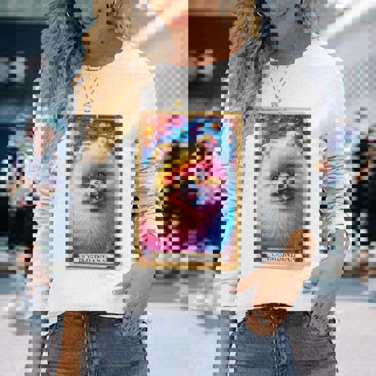 面白いtシャツ ポメラニアン イヌ わんこ メンズ 犬好き グッズ かわいい おもしろ 面白い 服 ネタ 犬 長袖tシャツ 長袖Tシャツ 彼女への贈り物