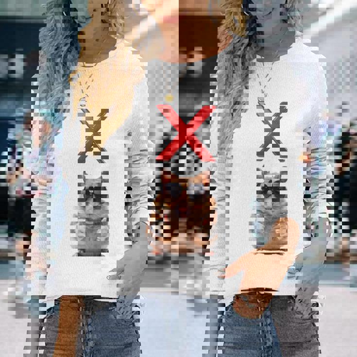 面白くて笑いたい人のためのxハムスター。 長袖tシャツ 長袖Tシャツ 彼女への贈り物