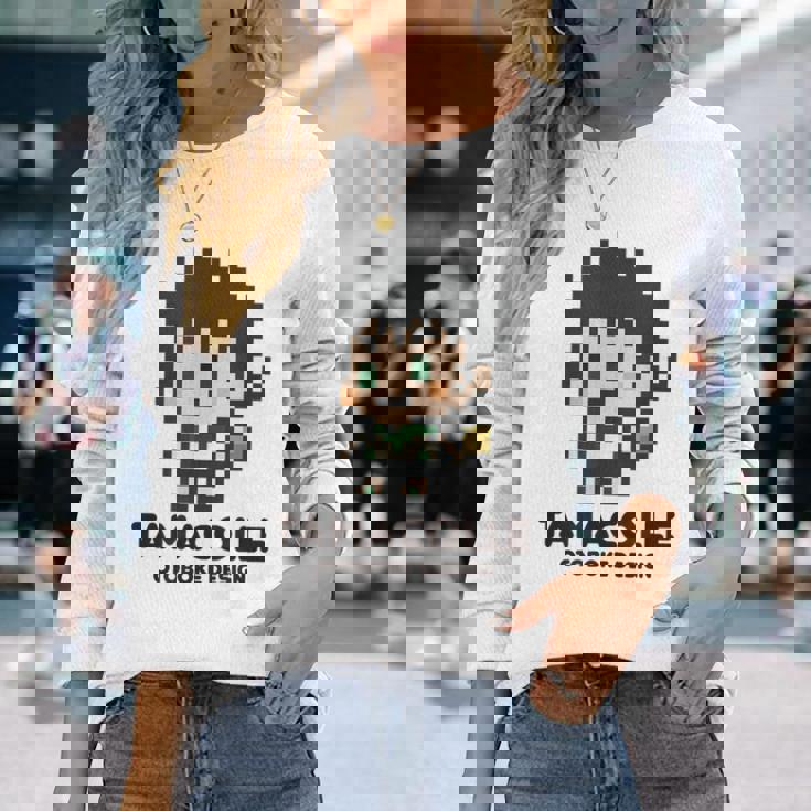 魂これ 讃岐 かわいい ドット絵 ゲーム 長袖Tシャツ 彼女への贈り物