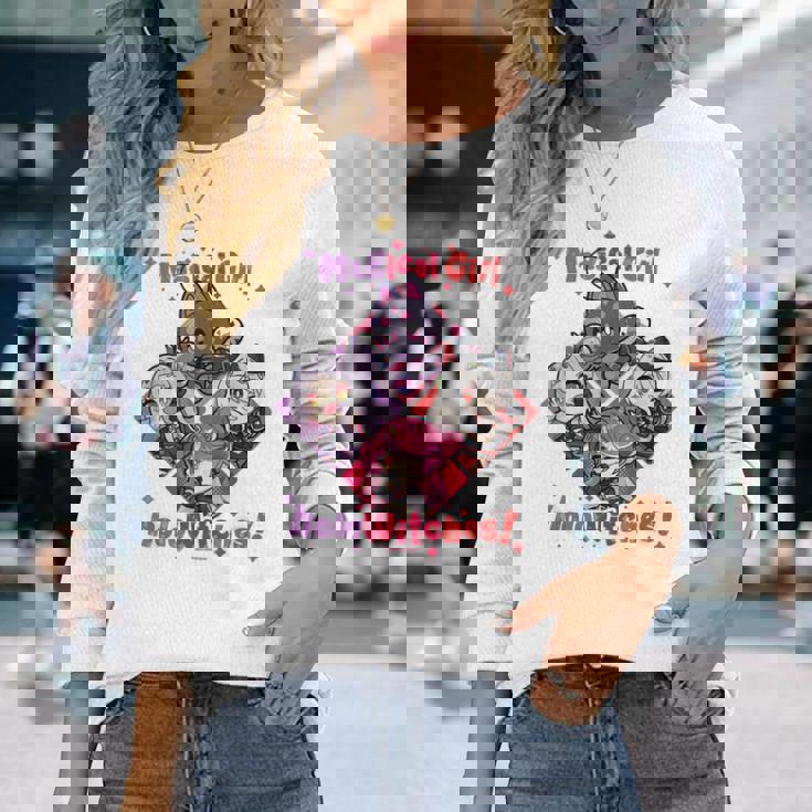 魔法少女ホロウィッチ！ 紫咲シオン・宝鐘マリン・沙花叉クロヱ 長袖Tシャツ 彼女への贈り物