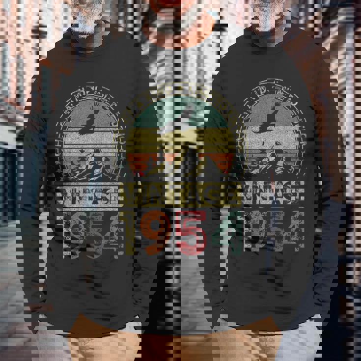 1954年ヴィンテージ、限定版、71歳の誕生日、71歳 長袖Tシャツ 高齢者への贈り物