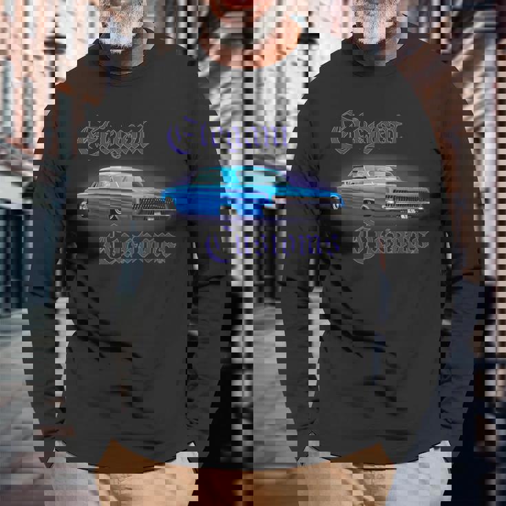 1962 インパラネクストムービー 30-ローライダーカスタムホットロッド 長袖Tシャツ 高齢者への贈り物