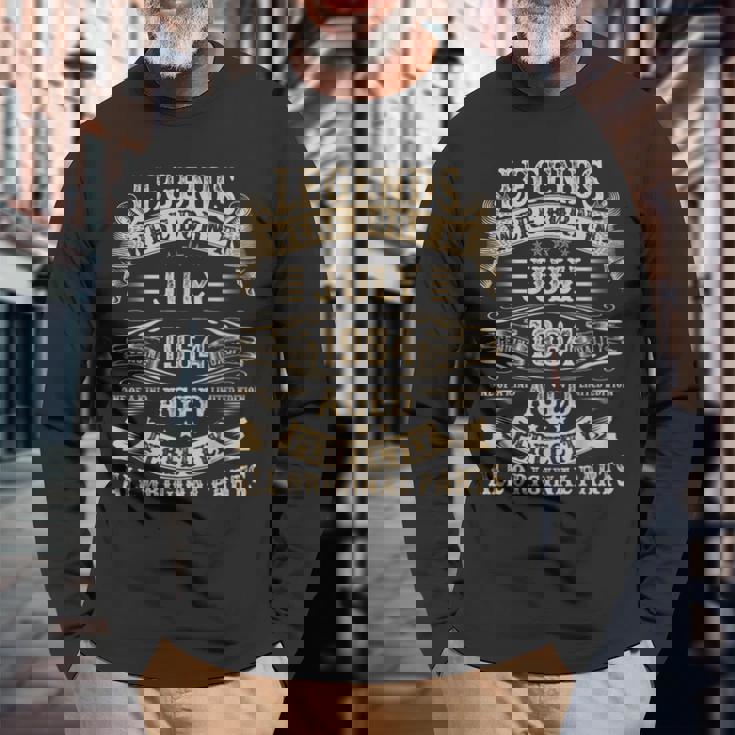 1964年7月 61歳 誕生日プレゼント 男性用 61歳の誕生日 長袖Tシャツ 高齢者への贈り物