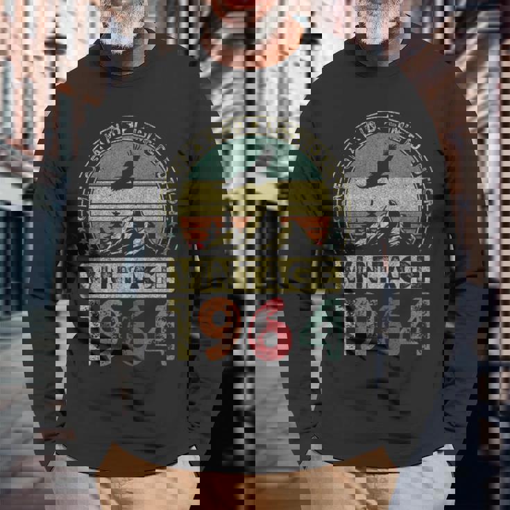 1964年ヴィンテージ、限定版、61歳の誕生日、61歳 長袖Tシャツ 高齢者への贈り物