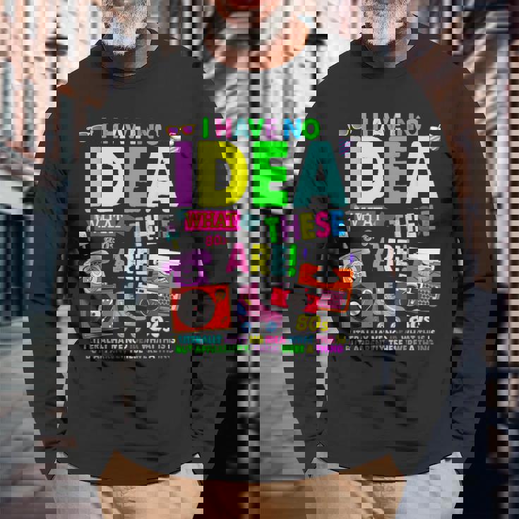 1980年代 10年 キッズ&ノベルティ ガールズ 80年代テーマ 長袖Tシャツ 高齢者への贈り物