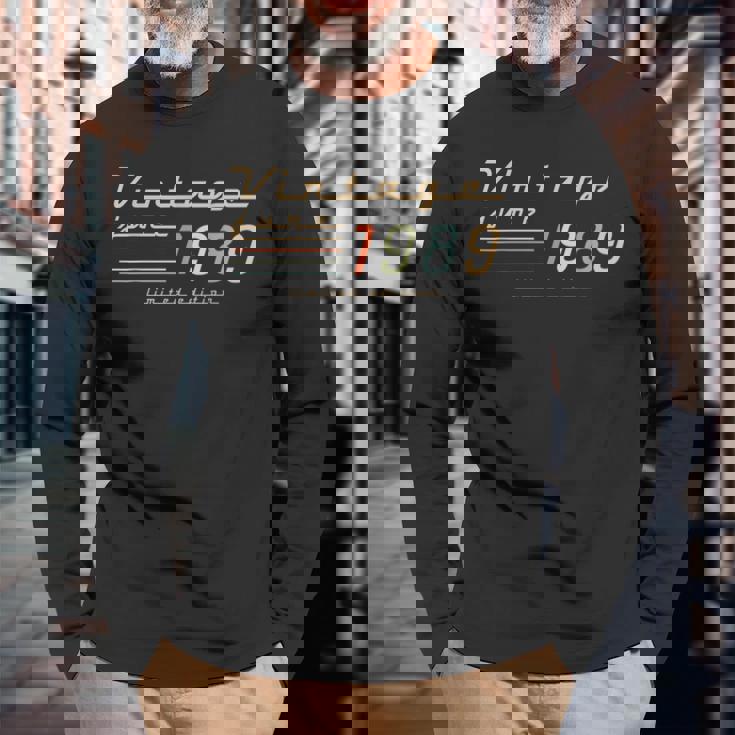 36歳の誕生日プレゼント 男性用 1989年6月 36歳 誕生日 長袖Tシャツ 高齢者への贈り物