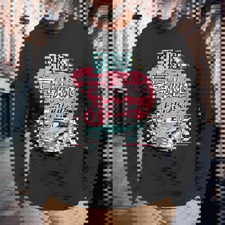 50年代ロカビリーヴィンテージ 1950年代服 レディース メンズ ソックス ホップ 長袖Tシャツ 高齢者への贈り物