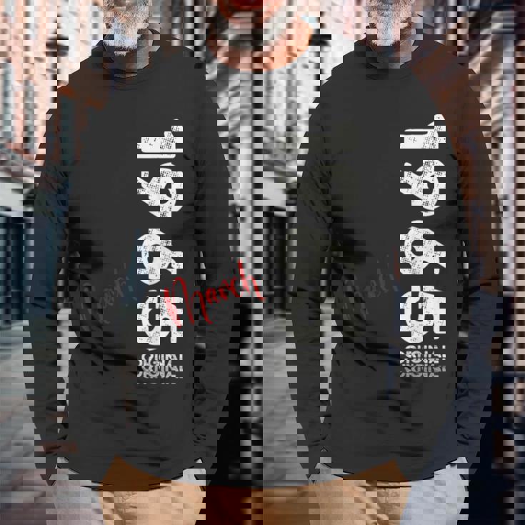 60 歳の誕生日 男性 オリジナル 3月 ヴィンテージ 1965 年 ギフト 長袖Tシャツ 高齢者への贈り物