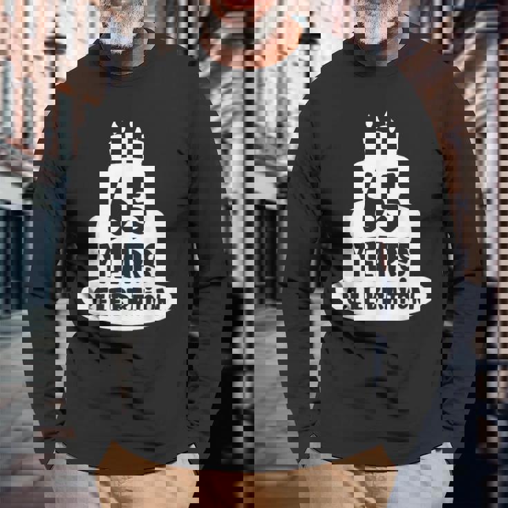 65年のお祝い イベント、記念日、誕生日。 長袖Tシャツ 高齢者への贈り物