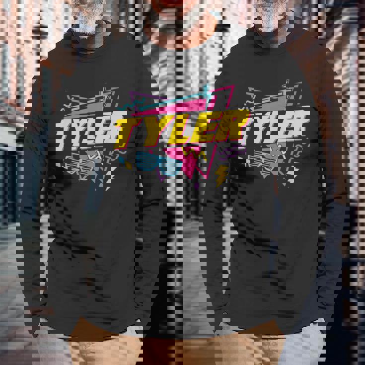 80S Tyler 80年代のタイラー 長袖Tシャツ 高齢者への贈り物