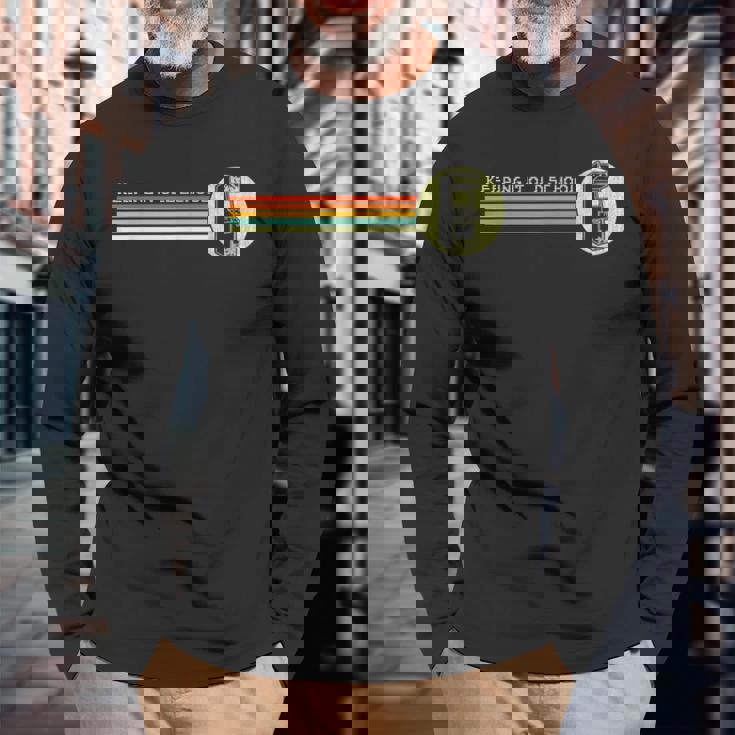 80年代ビデオゲーム ヴィンテージ レトロ アーケード オールドスクール 長袖Tシャツ 高齢者への贈り物