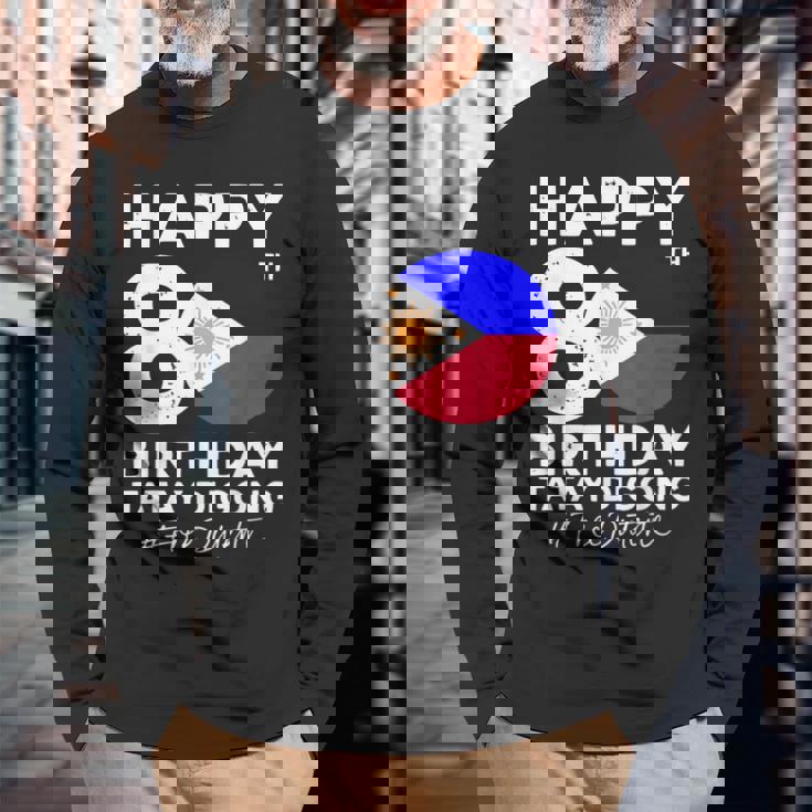 80歳の誕生日おめでとうタテイ・ディゴン・ドゥテルテ Prrd フリー・ドゥテルテ 長袖Tシャツ 高齢者への贈り物