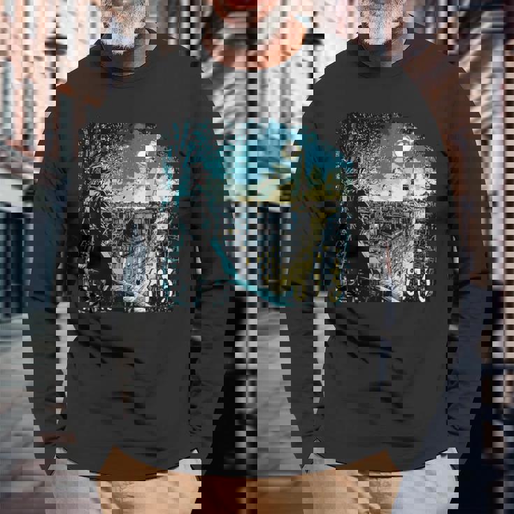 813 ルパン レガシー 変装&ミステリーの巨匠 長袖Tシャツ 高齢者への贈り物