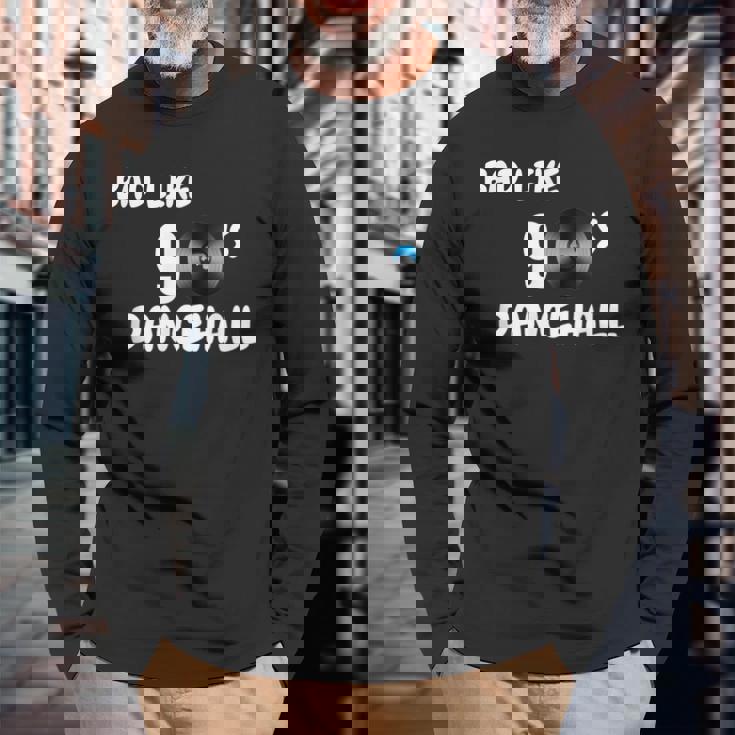 90年代のダンスホール 長袖Tシャツ 高齢者への贈り物