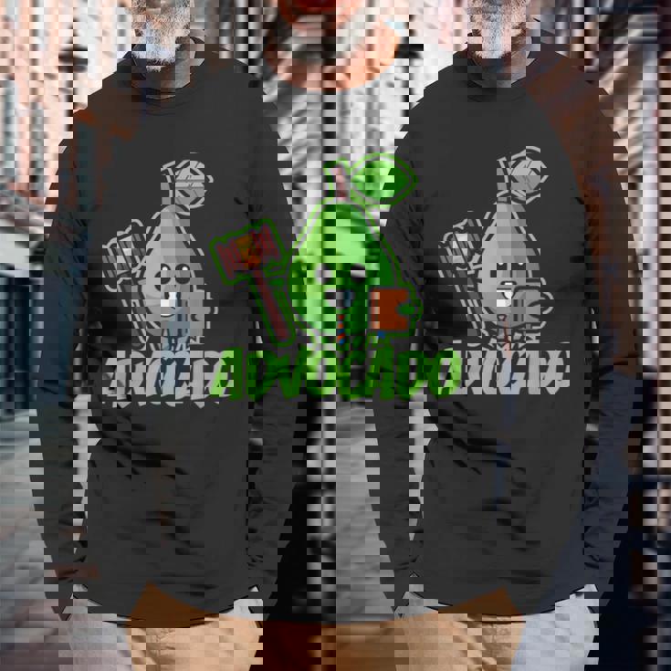 Advocado 弁護士 法律 法律 弁護士 州検問 長袖Tシャツ 高齢者への贈り物