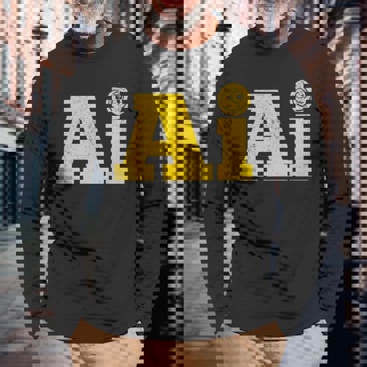 Ai 人工知能 Ai 長袖Tシャツ 高齢者への贈り物