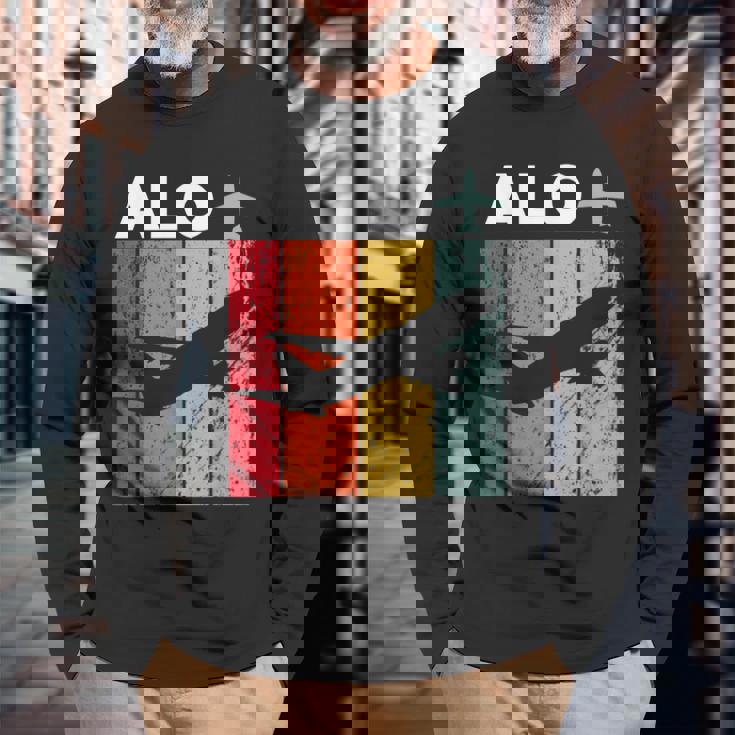 Alo ウォータールー空港 長袖Tシャツ 高齢者への贈り物