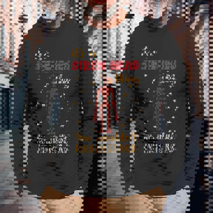 American Cryptid サイレンヘッド キッズ 長袖Tシャツ 高齢者への贈り物