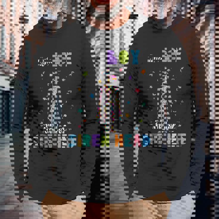 American Cryptid サイレンヘッド 長袖Tシャツ 高齢者への贈り物