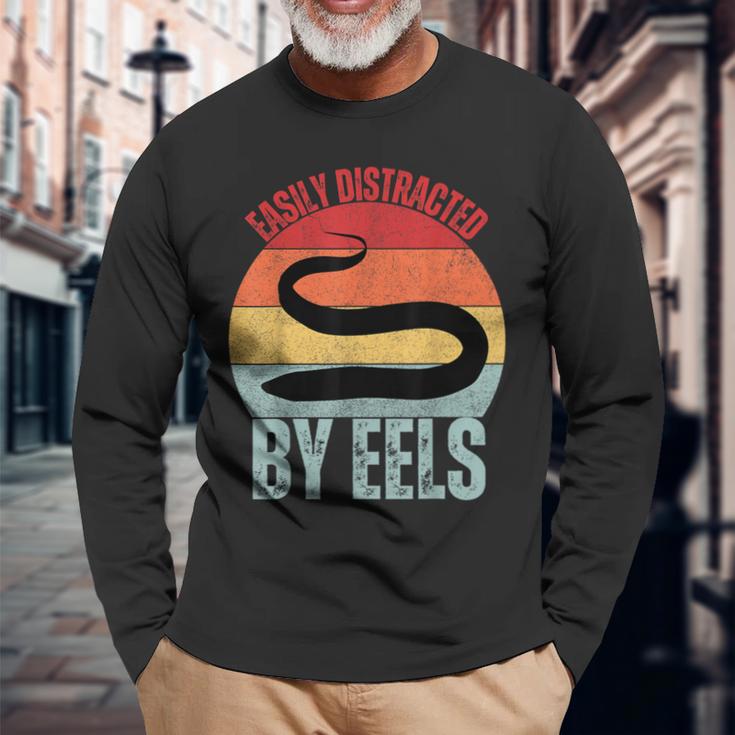 T-shirt « Facilement Distrait Par Les Anguilles » - Cadeau Humour Poisson