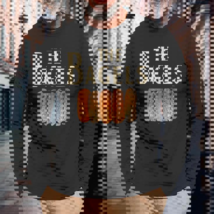 The Bagels Loveresameeed Everything ベーグルベーカー デリ 長袖Tシャツ 高齢者への贈り物
