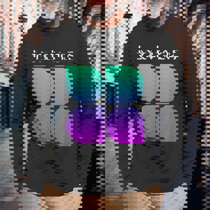 Bauhaus 長袖Tシャツ 高齢者への贈り物