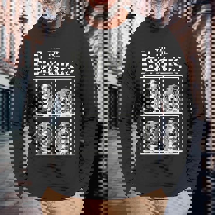 The Beagles Dog 面白いビーグル犬のオーナーギフト 長袖Tシャツ 高齢者への贈り物