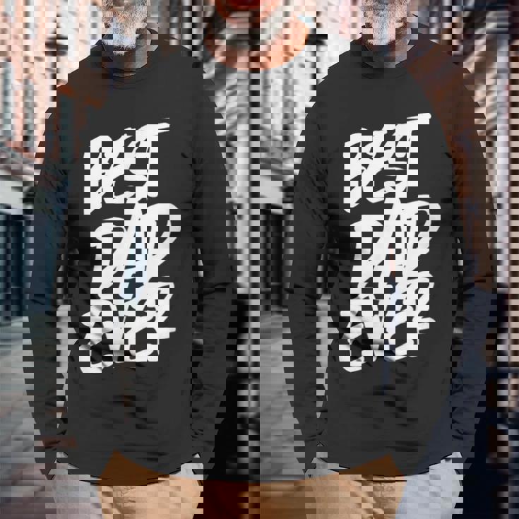 Best Dad Evertシャツプリント、Bester Father Der Welt、父の日 長袖Tシャツ 高齢者への贈り物