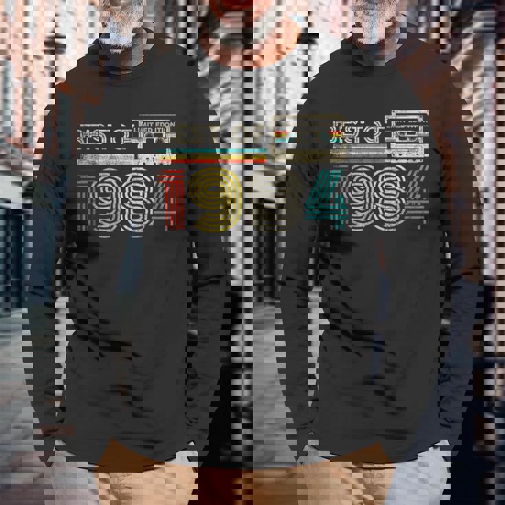 Best Of 1984 Classic Birthday 1984 Cassette Tapeintage 長袖Tシャツ 高齢者への贈り物