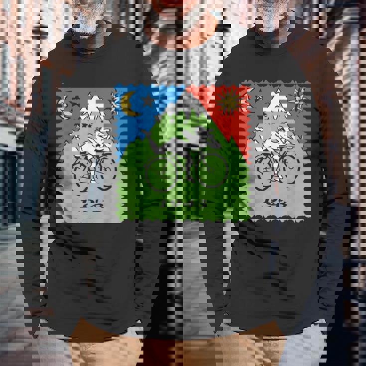 Bicycle Day 1943 Lsd Acid Hofmann Trip 長袖Tシャツ 高齢者への贈り物
